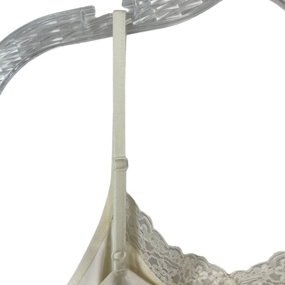Christopher & Banks Cami Slip Top Lace Detail Cream Adjustable Straps Size Large - Picture 5 of 9